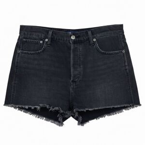 GAP BUTTON FLY HIGH RISE CHEEKY FESTIVAL CONCERT FLIRTY DENIM SHORTS SIZE 12/31